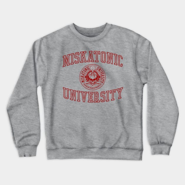 Miskatonic University Crewneck Sweatshirt by MindsparkCreative